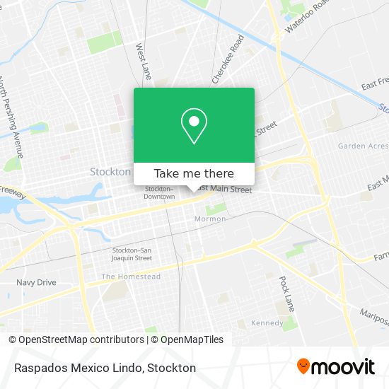 Raspados Mexico Lindo map