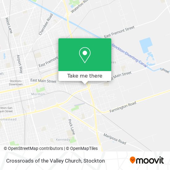 Crossroads of the Valley Church map