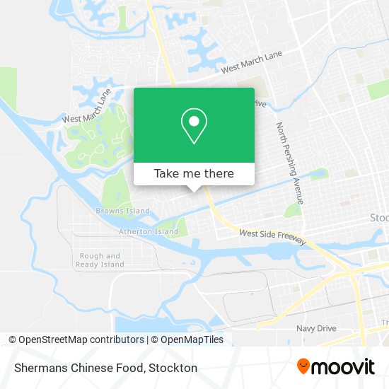 Mapa de Shermans Chinese Food