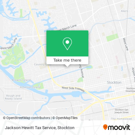 Jackson Hewitt Tax Service map