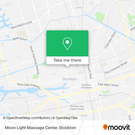 Moon Light Massage Center map