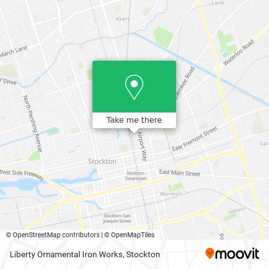 Liberty Ornamental Iron Works map