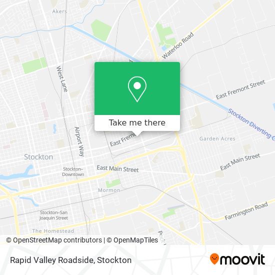 Rapid Valley Roadside map
