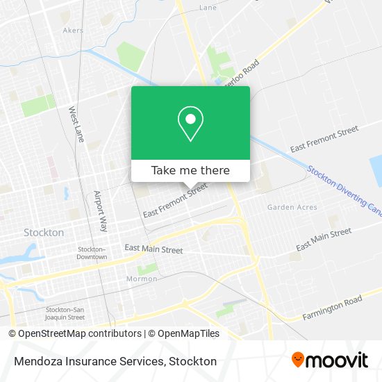 Mendoza Insurance Services map
