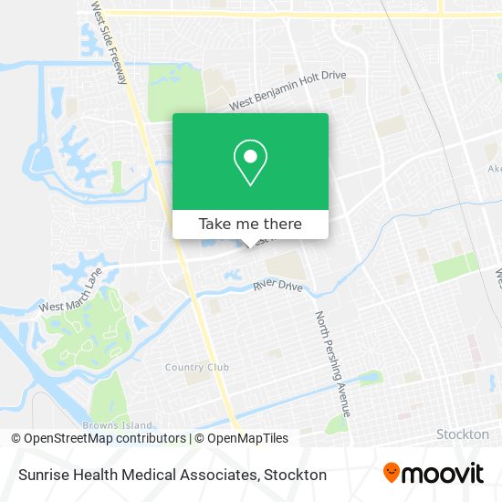 Sunrise Health Medical Associates map