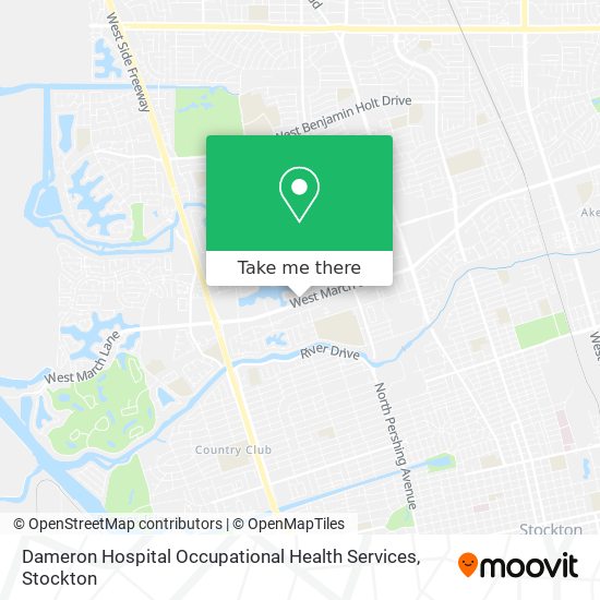 Dameron Hospital Occupational Health Services map