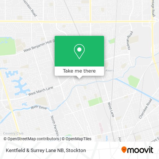 Kentfield & Surrey Lane NB map
