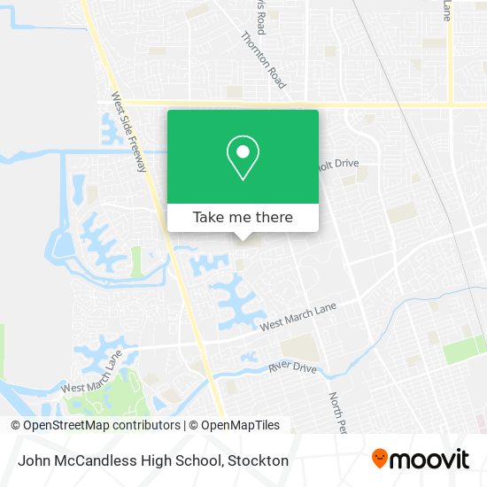 John McCandless High School map