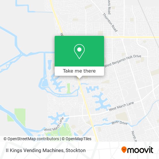 II Kings Vending Machines map