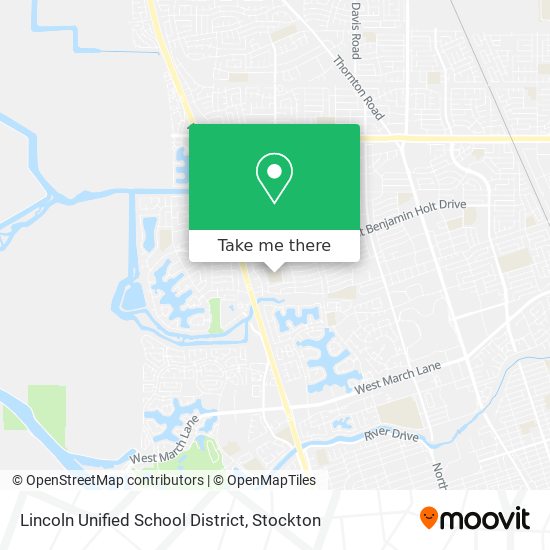 Lincoln Unified School District map