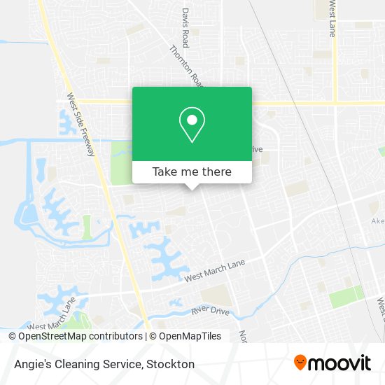 Angie's Cleaning Service map