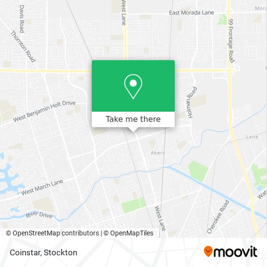 Coinstar map