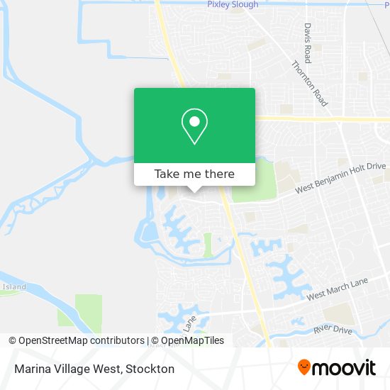 Mapa de Marina Village West