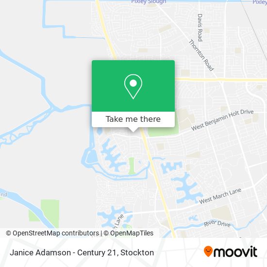 Janice Adamson - Century 21 map