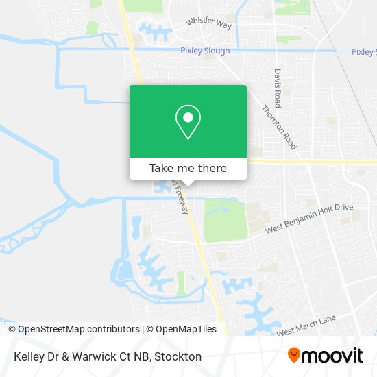 Kelley Dr & Warwick Ct NB map