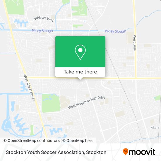 Stockton Youth Soccer Association map