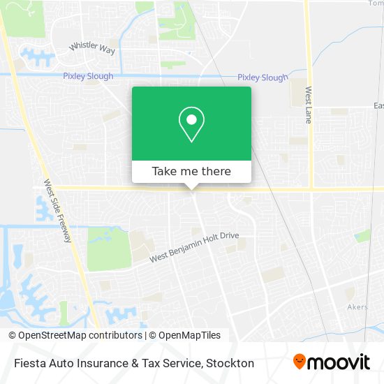Fiesta Auto Insurance & Tax Service map