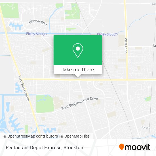 Restaurant Depot Express map