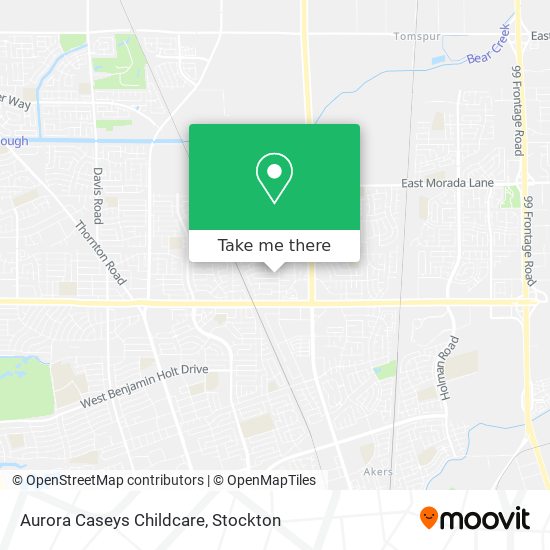 Aurora Caseys Childcare map