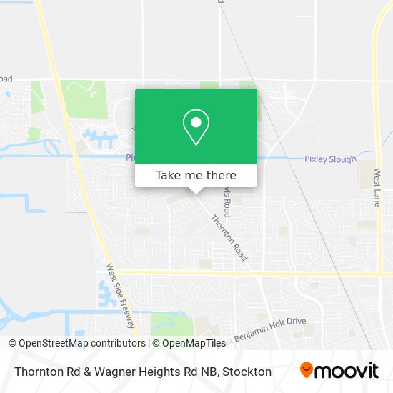 Thornton Rd & Wagner Heights Rd NB map