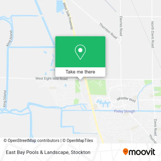 East Bay Pools & Landscape map