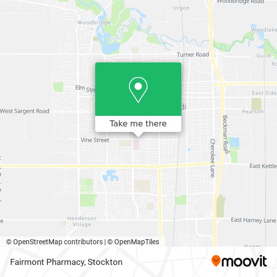Mapa de Fairmont Pharmacy