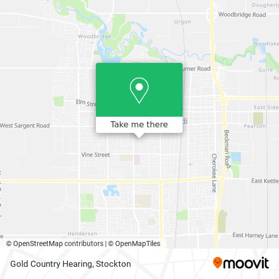 Gold Country Hearing map