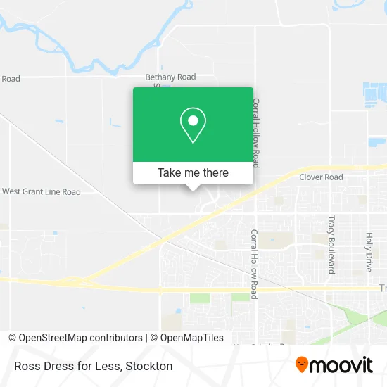 Ross Dress for Less map
