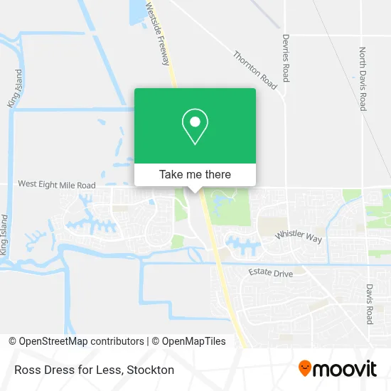 Ross Dress for Less map