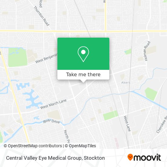 Central Valley Eye Medical Group map