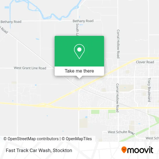 Fast Track Car Wash map