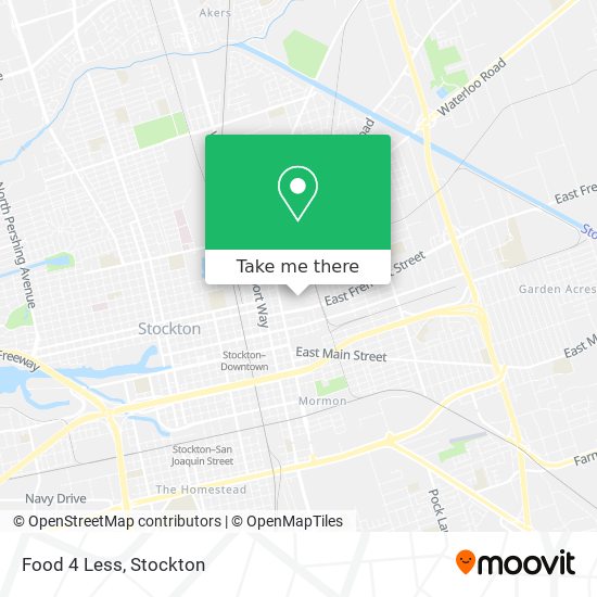 Food 4 Less map