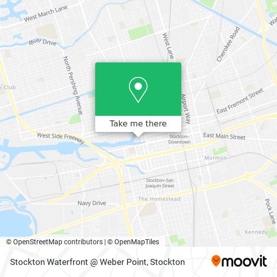Stockton Waterfront @ Weber Point map