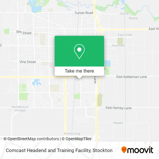 Comcast Headend and Training Facility map