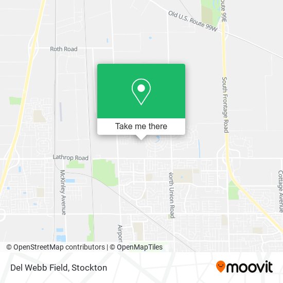 Mapa de Del Webb Field
