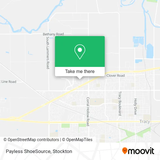 Payless ShoeSource map