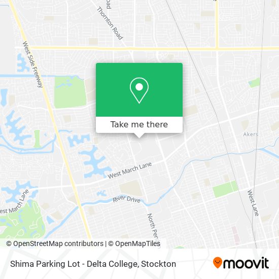 Mapa de Shima Parking Lot - Delta College