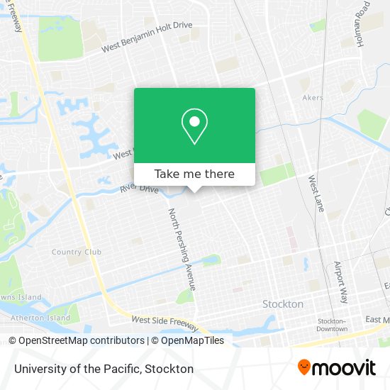 University of the Pacific map