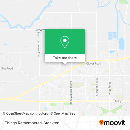 Things Remembered map