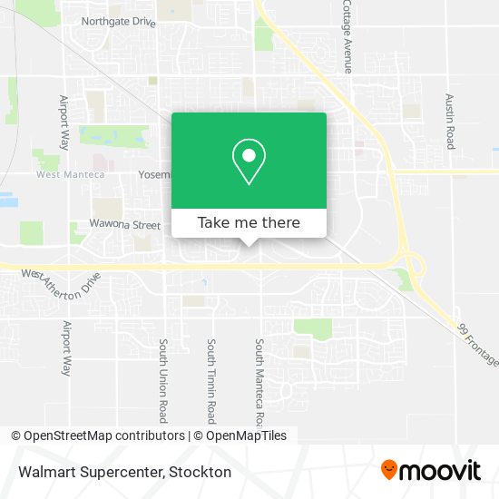 Walmart Supercenter map