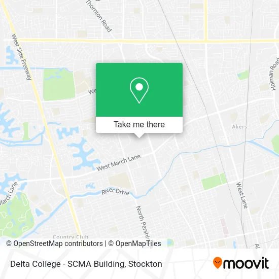 Delta College -  SCMA Building map