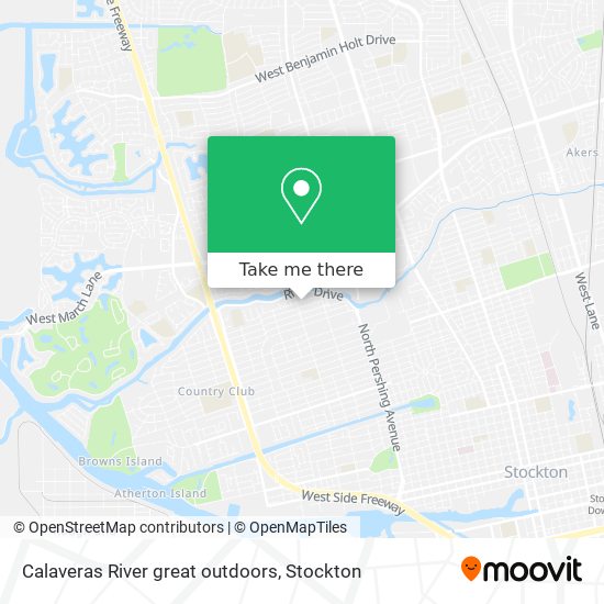 Mapa de Calaveras River great outdoors
