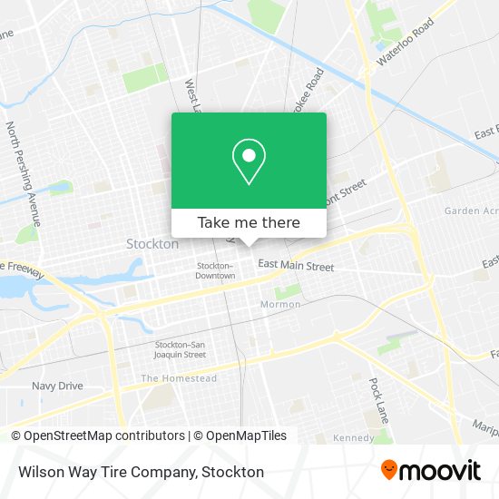 Wilson Way Tire Company map