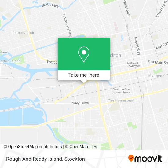 Rough And Ready Island map