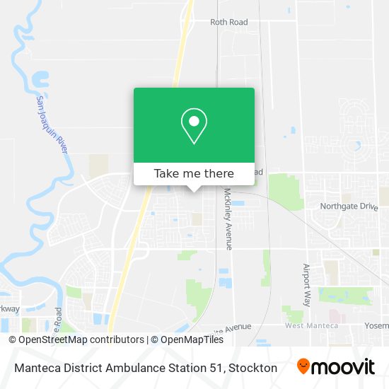 Mapa de Manteca District Ambulance Station 51