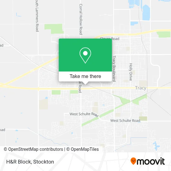 H&R Block map