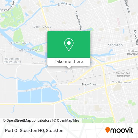 Port Of Stockton HQ map