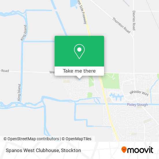 Mapa de Spanos West Clubhouse