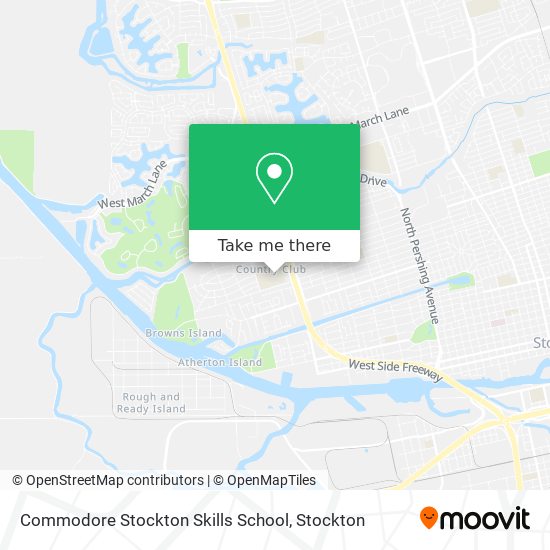 Commodore Stockton Skills School map