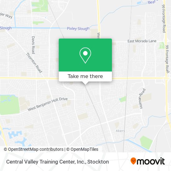 Central Valley Training Center, Inc. map